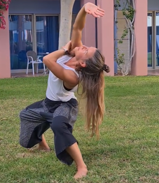 Teaching 5 Element Qigong at the D'rip Fitness Retreat in Cyprus